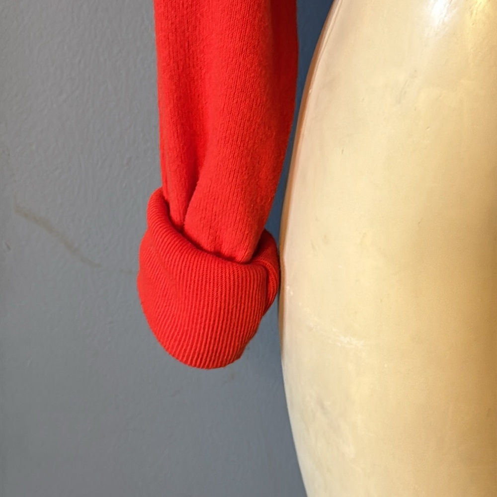 Urban Outfitters Orange Cropped Long Sleeve Cardigan - Picture 2 of 5